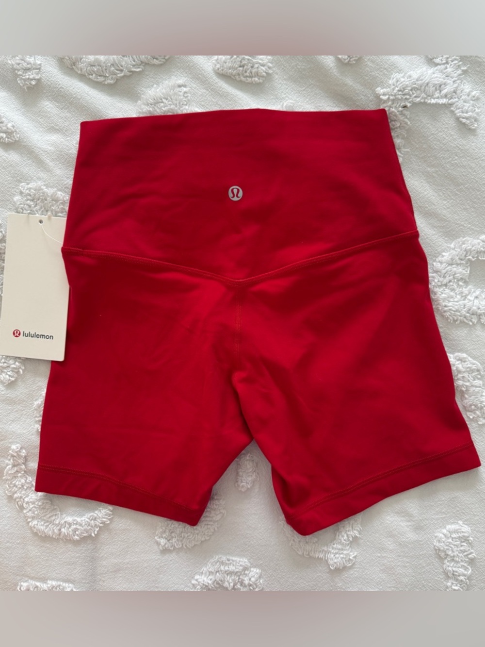 Lululemon Align No Line HR Short 6” Oxford Red - Size 6 - Picture 2 of 3